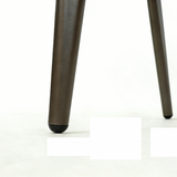 Rinato Walnut Dining Table with Catello Cream Chairs
