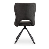 Sydney 160cm Grey Ceramic Marble Dining Table With Sydney Grey Velvet 360 Swivel Dining Chairs