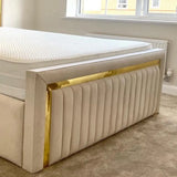 The Verdes Upholstered Plush Velvet Bed Frame
