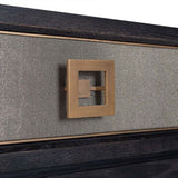 Richmond Bloomingville Faux Shagreen 3 Drawer Console Table-Belmont Interiors