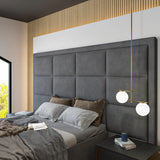 The Hilton Luxury Panel Velvet TV Bed