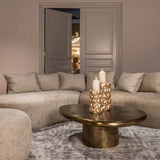 Richmond Interiors Pulitzer Coffee Table in Brushed Gold