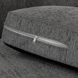 Naples Sofa Grey Fabric Large Corner Sofa