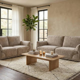 Angelo 3+2 Fabric Sofa Set – Beige