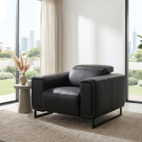 Richmond Electric Recliner Sofa Black Armchair