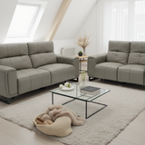 Richmond Electric Recliner Sofa Grey 3+2 Set
