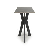 Regent Grey Ceramic Marble Console Table