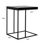 Richmond Oakura Black Sofa Table-Belmont Interiors