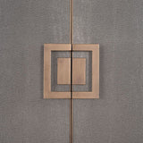 Richmond Interiors Bloomville Shagreen Faux Leather 2 Door Bar Cabinet