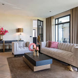 Richmond Interiors Cambon Coffee Table with Black Oak Wood Top