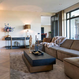 Richmond Interiors Cambon Coffee Table with Black Oak Wood Top