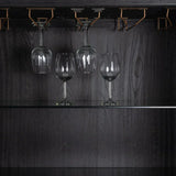 Richmond Interiors Bloomville Shagreen Faux Leather 2 Door Bar Cabinet