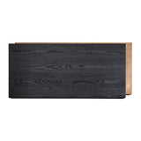 Richmond Interiors Cambon Coffee Table with Black Oak Wood Top