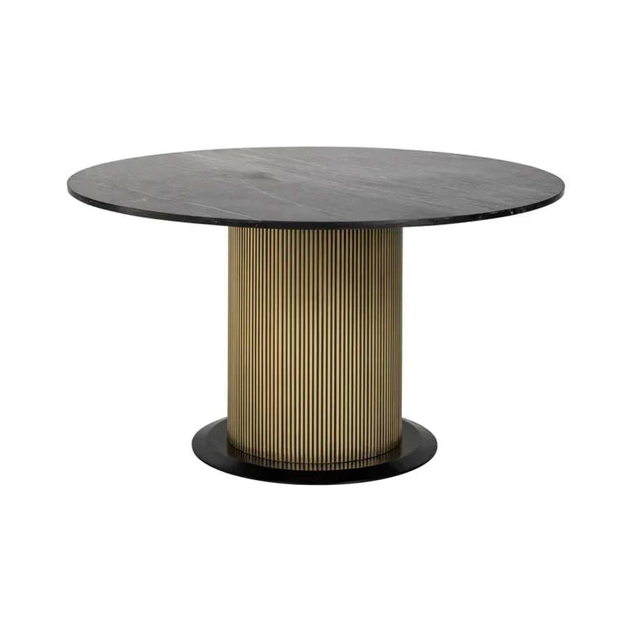 Richmond Interiors Ironville Dining Table – 140cm - Belmont Interiors.