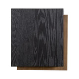 Richmond Interiors Cambon Layered End Table with Black Oak Wood Top