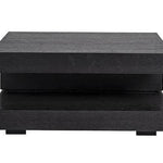 Richmond Oakura Block Black Coffee Table-Belmont Interiors