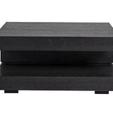 Richmond Oakura Block Black Coffee Table-Belmont Interiors