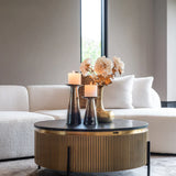 Richmond Interiors Ironville Golden Round Coffee Table