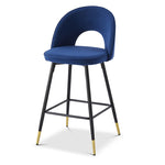 Berkeley Designs Hoxton Bar Stool in Blue-Bar Stools-Berkeley Designs-Belmont Interiors