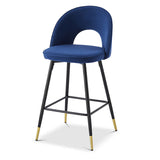 Berkeley Designs Hoxton Bar Stool in Blue-Bar Stools-Berkeley Designs-Belmont Interiors