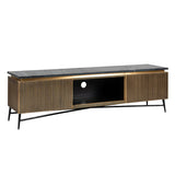 Richmond Ironville Golden 2 Door TV Unit-Belmont Interiors
