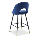 Berkeley Designs Hoxton Bar Stool in Blue-Bar Stools-Berkeley Designs-Belmont Interiors