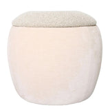 Libra Interiors Clemance Storage Stool - Mushroom