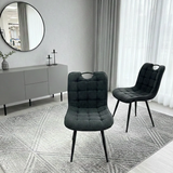 Arizona Extending Cream & Gold Ceramic Table With Monza Chairs