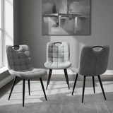Arizona Extending Cream & Gold Ceramic Table With Monza Chairs