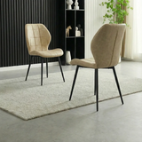 Arizona Extending Grey Ceramic Table With Oliver Chairs