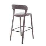 Libra Interiors Cruise Upholstered Bar Stool - Grey