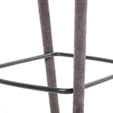 Libra Interiors Cruise Upholstered Bar Stool - Grey