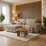 Franklin Sofabed Beige Universal Corner