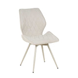 Sydney 160cm Cream Gold Ceramic Marble Dining Table With Beige Velvet Dining Chairs