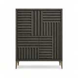 Berkeley Designs Kyoto Grey Oak Display Cabinet