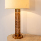 Richmond Interiors Biltmore Italian Travertine Beige Console Table