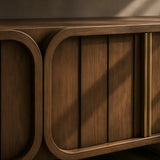 Berkeley Designs Lisbon Caramel Oak Media TV Unit