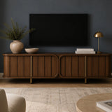 Berkeley Designs Lisbon Caramel Oak Media TV Unit