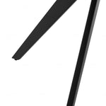 Livia 160cm Black Ceramic Sintered Marble Dining Table - Esme Furnishings