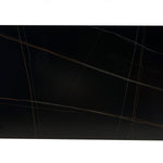 Livia 160cm Black Ceramic Sintered Marble Dining Table - Esme Furnishings