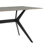 Livia 160cm Grey Ceramic Sintered Marble Dining Table - Esme Furnishings
