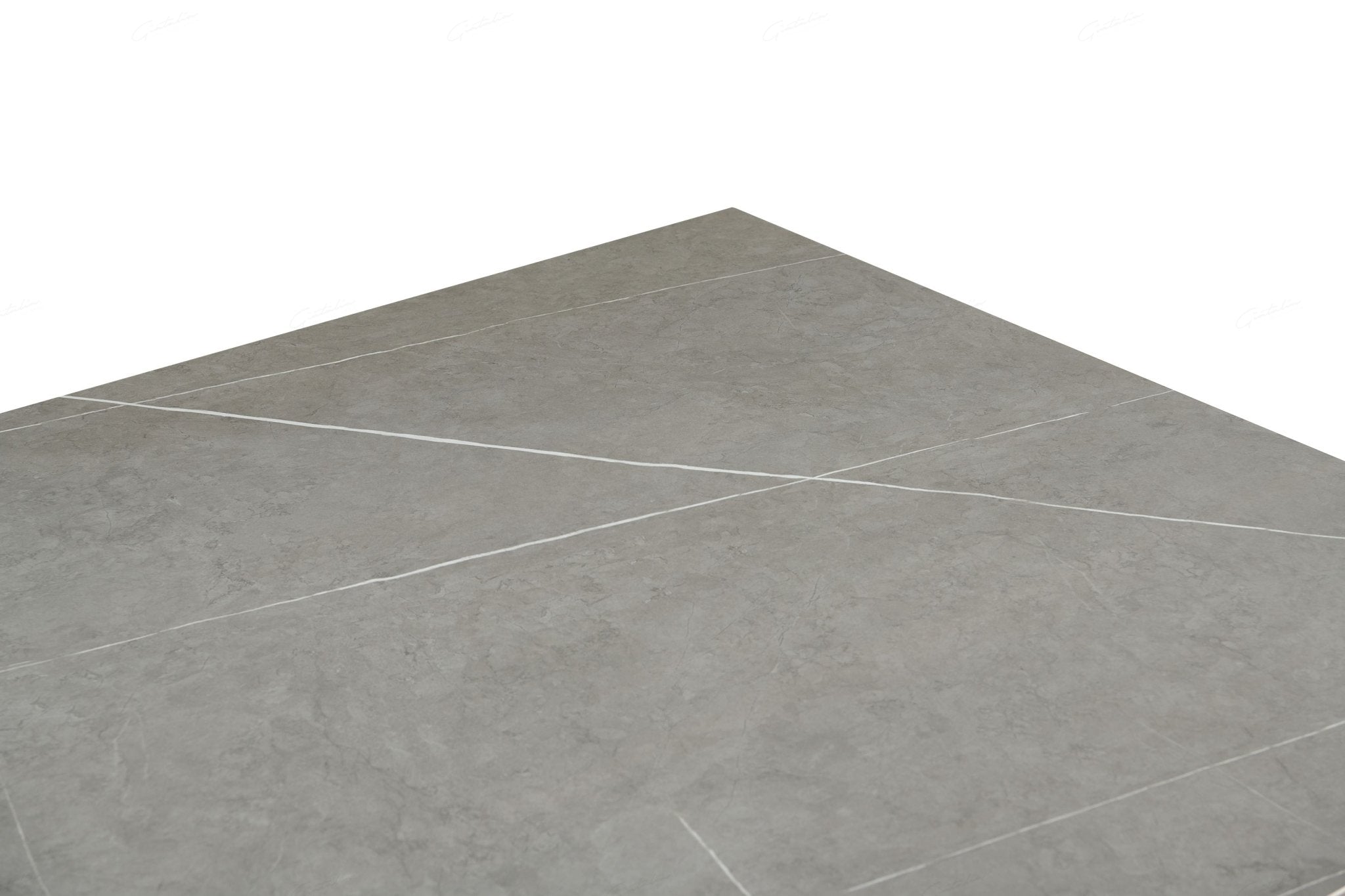 Livia 160cm Grey Ceramic Sintered Marble Dining Table - Esme Furnishings