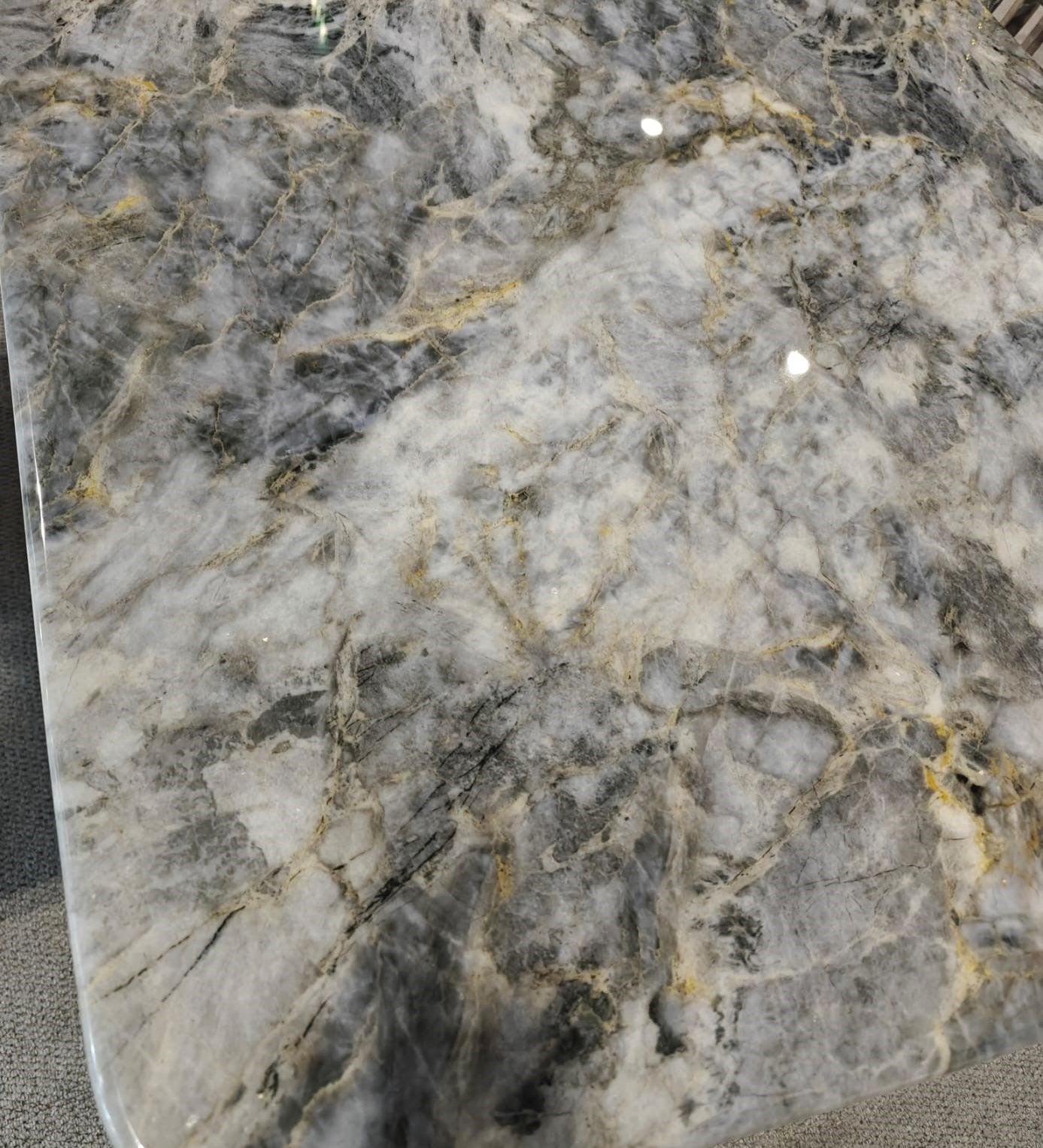 Lucy X Leg Gold Marble 120cm Coffee Table In 2 Colours - Esme Furnishings