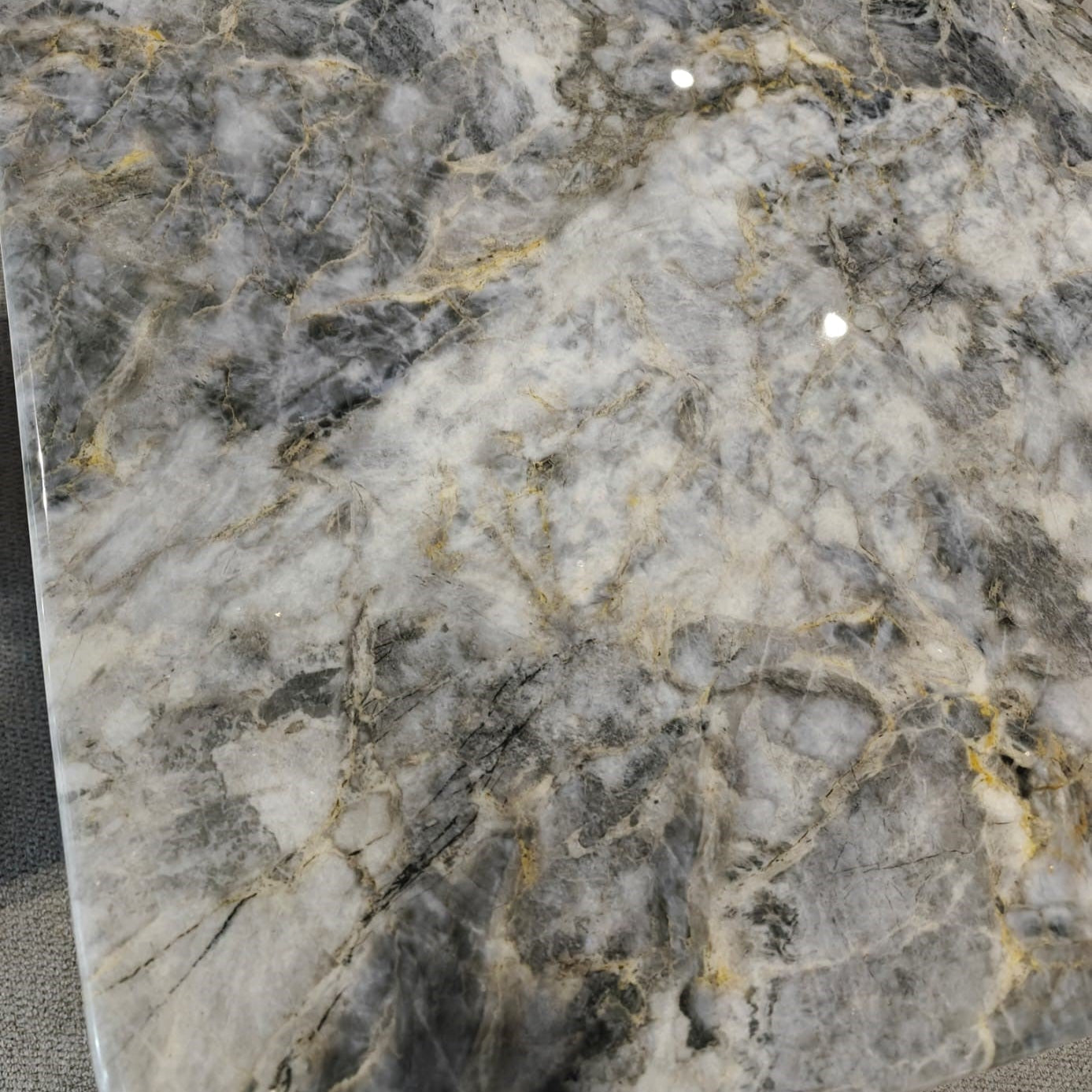 Lucy X Leg Gold Marble 120cm Coffee Table In 2 Colours - Esme Furnishings