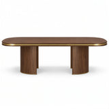 Berkeley Designs Malibu Natural Walnut 240cm Dining Table