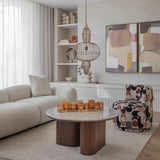 Libra Interiors Mira Orb Wire Pendant Light - Gold