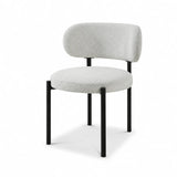Berkeley Designs Modena Dining Chair in Ivory Velvet – Set of 2
