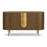 Berkeley Designs Napa 2 Door Sideboard Caramel Oak & Bronze