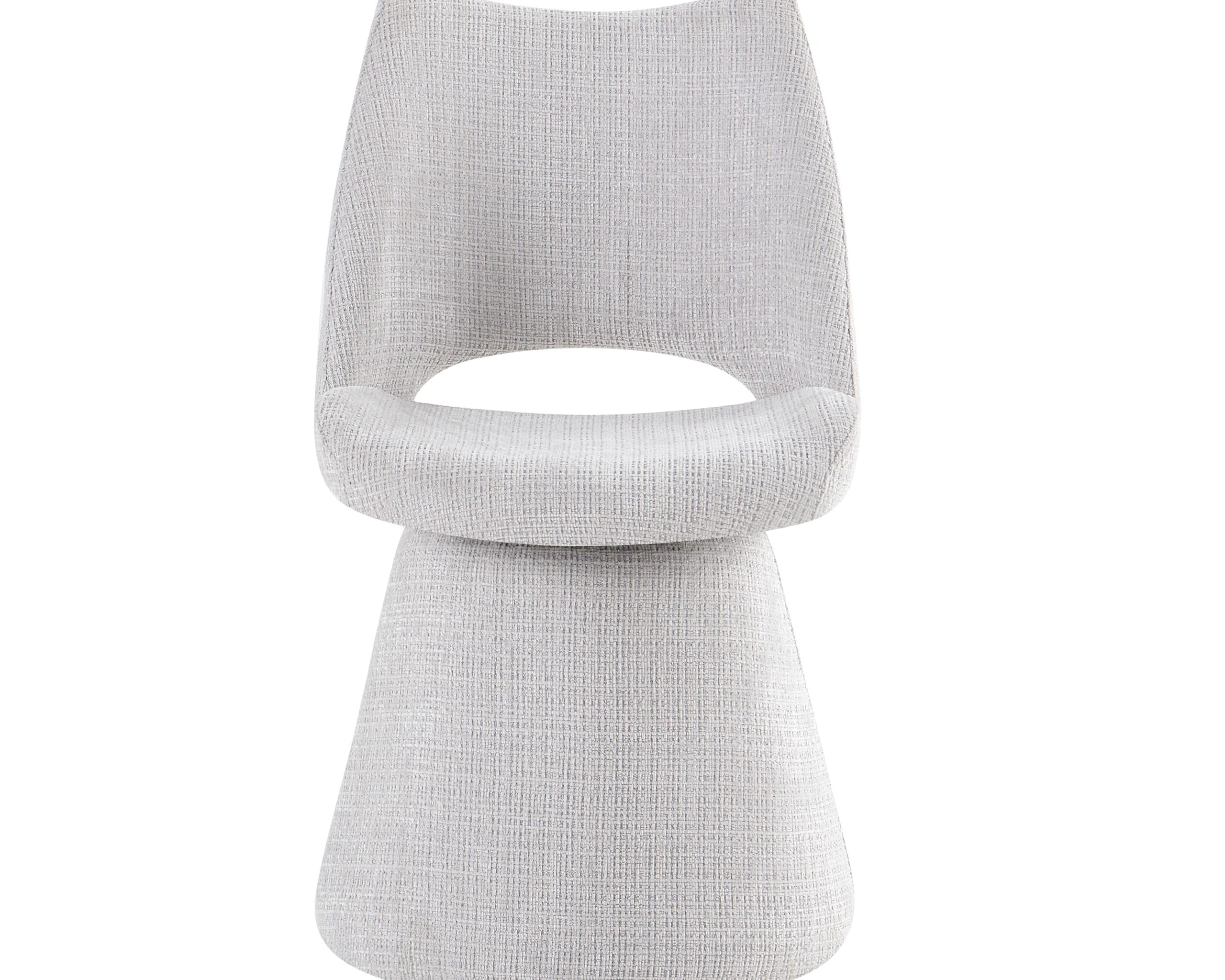 Maryland 360 Swivel Fabric Dining Chairs - Pairs - 2 Colours