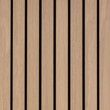 Premium 3 Sided Wood Veneer Wall Panels 240x32cm - Pack Of 2 - Range Of Colours